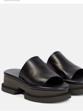 Robert Clergerie Faith leather platform Mules 38
